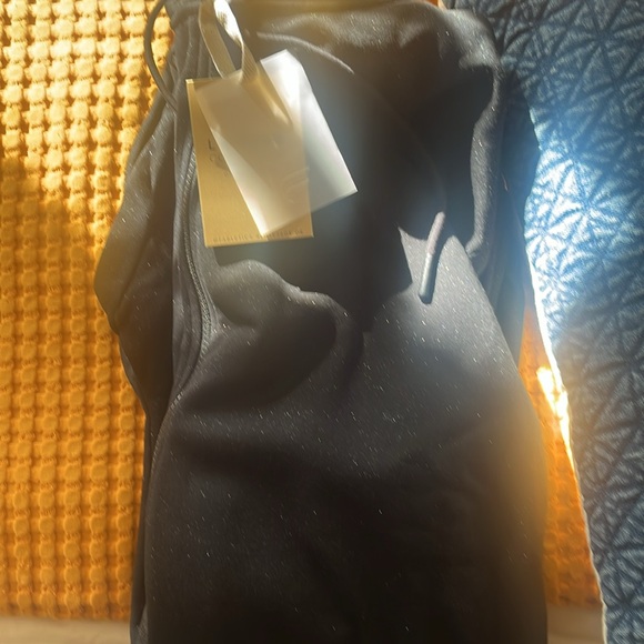 Fabletics Cozy Fleece Hooded Onesie. Black Glitter. New with tags. Size large - Picture 7 of 8